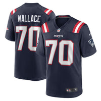 New England Patriots Caedan Wallace Navy jersey – view 2