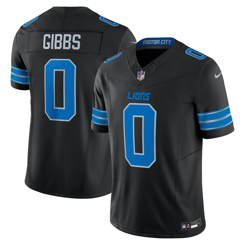 Detroit Lions Jahmyr Gibbs Black jersey – view 1