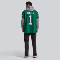 Philadelphia Eagles Jalen Hurts Green jersey – view 6