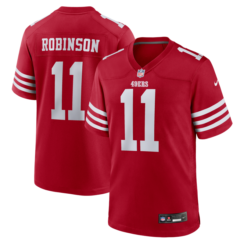 San Francisco 49ers Demarcus Robinson Scarlet jersey – view 1