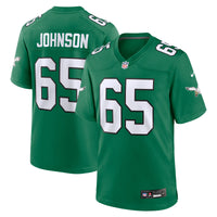 Philadelphia Eagles Lane Johnson Kelly Green jersey – view 2