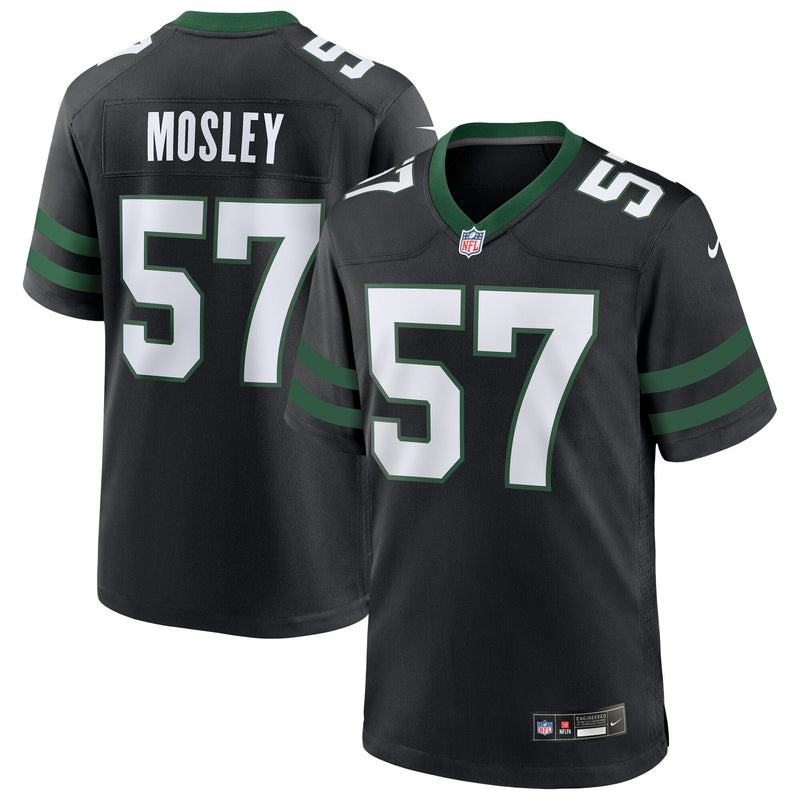 New York Jets C.J. Mosley Black jersey – view 1