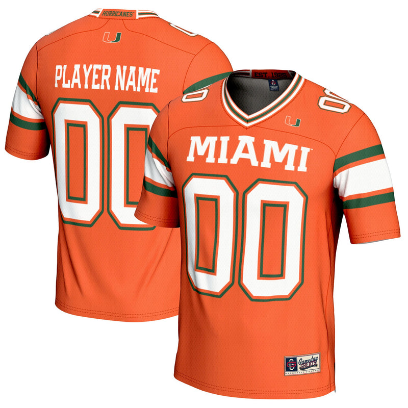 Miami Hurricanes GameDay Greats Orange jersey – view 1