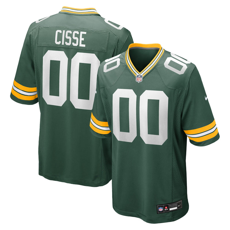 Green Bay Packers Brandon Cisse Green jersey – view 1