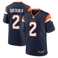 Denver Broncos Patrick Surtain II Navy jersey – view 1