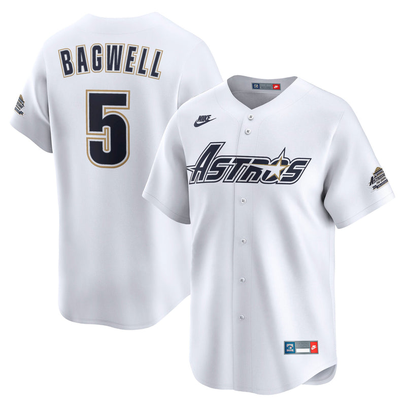 Houston Astros Jeff Bagwell White jersey – view 1