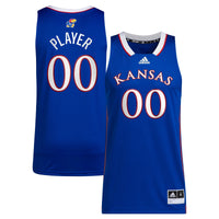Kansas Jayhawks adidas Royal jersey – view 1