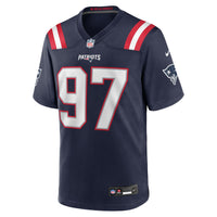 New England Patriots Milton Williams Navy jersey – view 3
