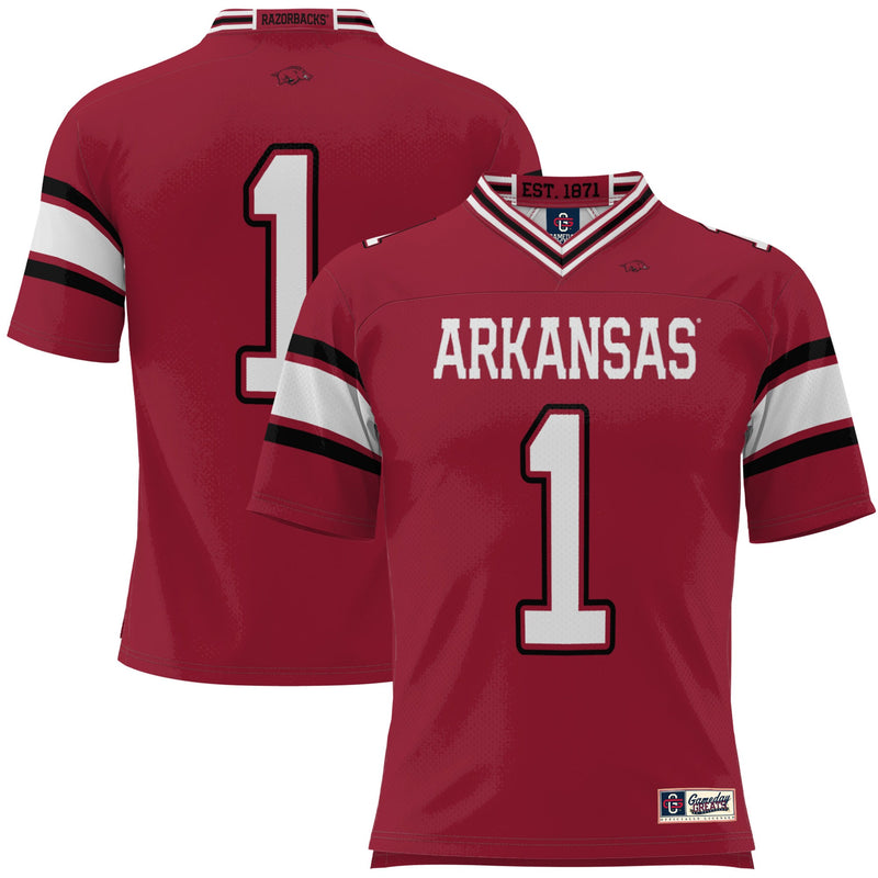 Arkansas Razorbacks Cardinal jersey – view 1