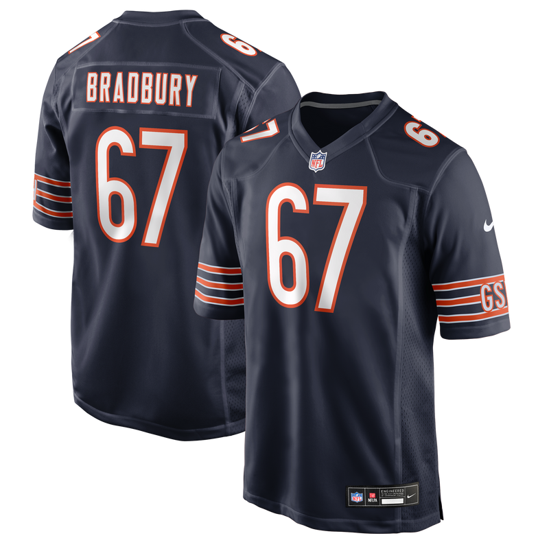 Chicago Bears Garrett Bradbury Navy jersey – view 1