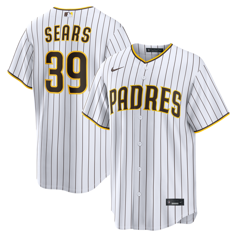 San Diego Padres JP Sears White jersey – view 1