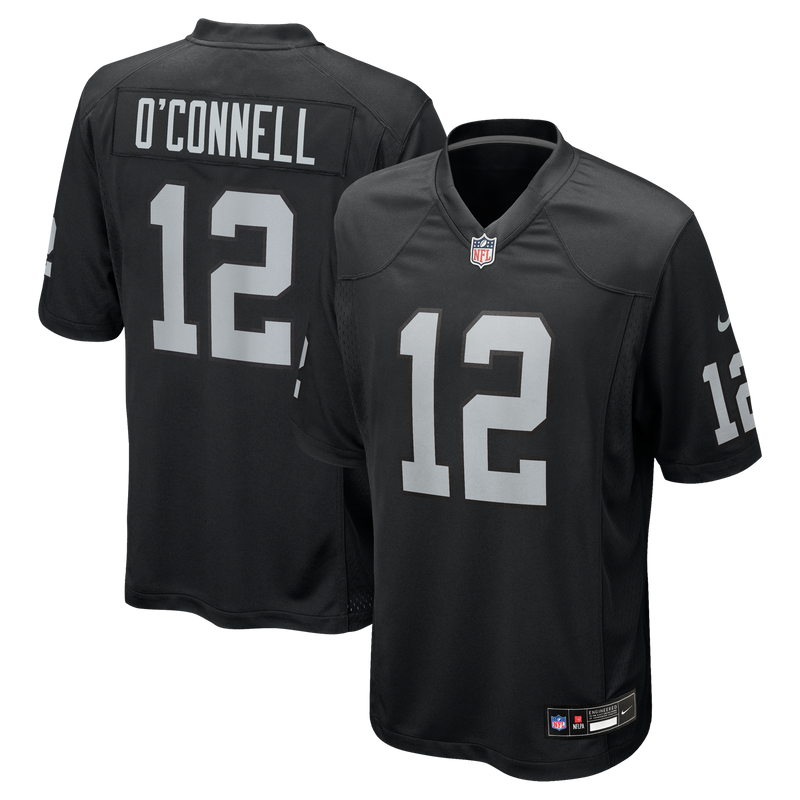 Las Vegas Raiders Aidan O'Connell Black jersey – view 1