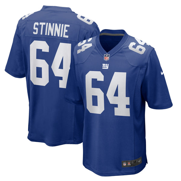 New York Giants Aaron Stinnie Nike Royal Team Game Jersey