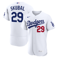 Los Angeles Dodgers Tarik Skubal White jersey – view 2