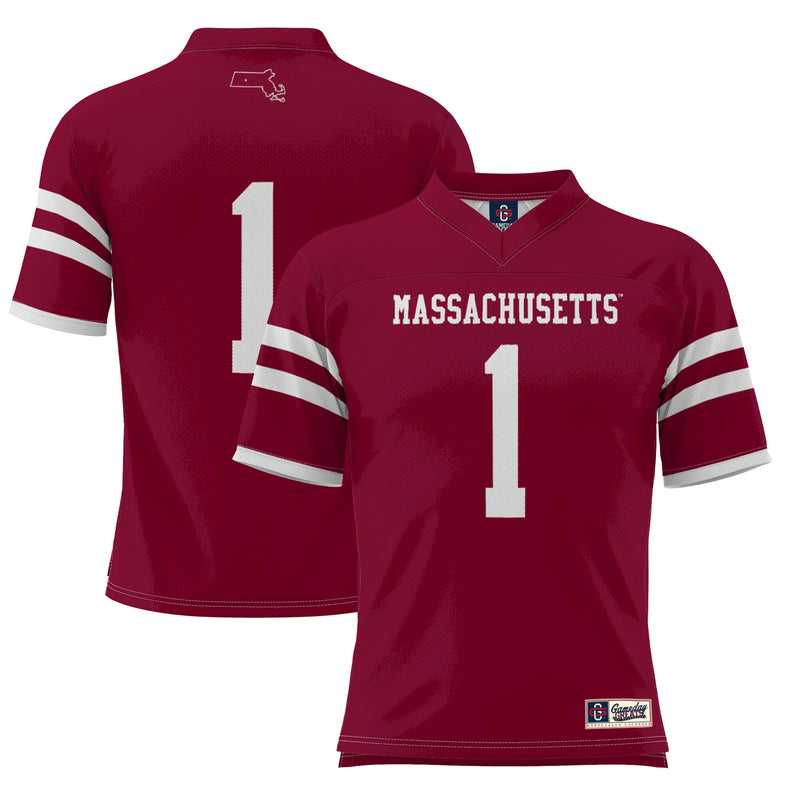 UMass Minutemen Maroon jersey – view 1