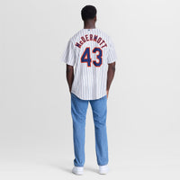 New York Mets Chayce McDermott White jersey – view 4