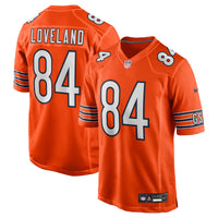 Chicago Bears Colston Loveland Orange jersey – view 1