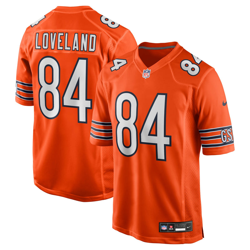 Chicago Bears Colston Loveland Orange jersey – view 1