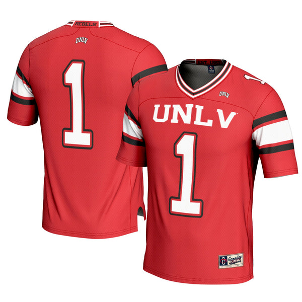 #1 UNLV Rebels GameDay Greats Football Jersey - Cardinal