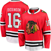 Chicago Blackhawks Jason Dickinson Red jersey – view 1