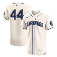 Seattle Mariners Julio Rodríguez Cream jersey – view 1