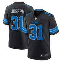 Detroit Lions Kerby Joseph Black jersey – view 2