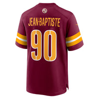 Washington Commanders Javontae Jean-Baptiste Burgundy jersey – view 4