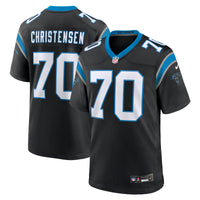 Carolina Panthers Brady Christensen Black jersey – view 2