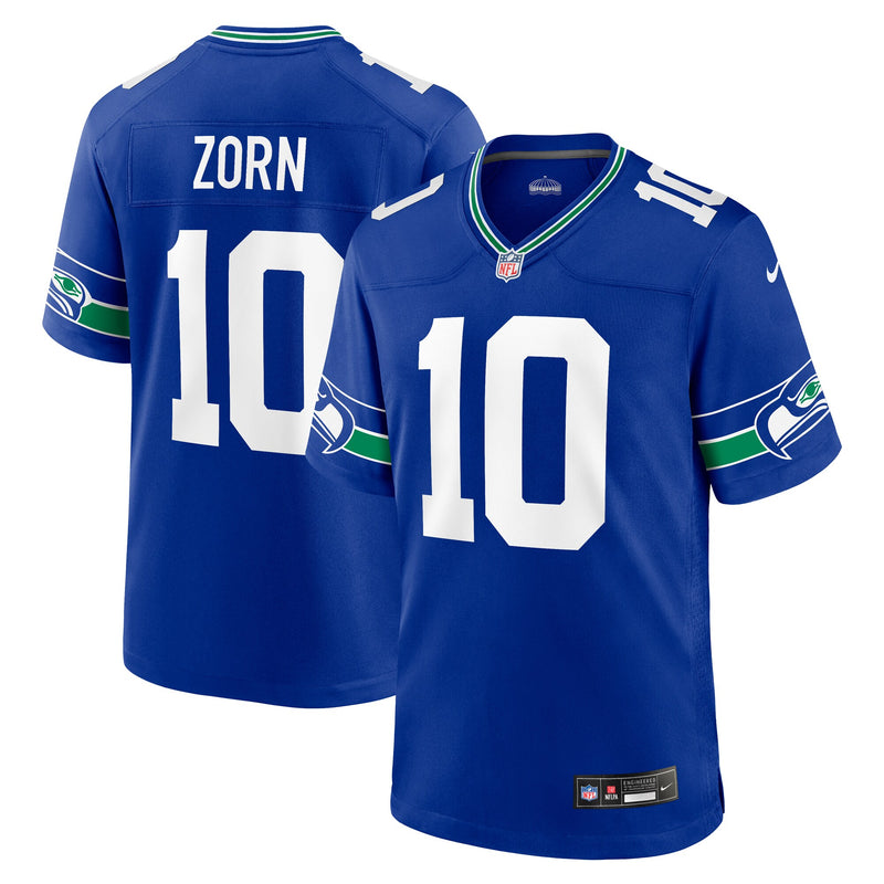 Seattle Seahawks Jim Zorn Royal jersey – view 1