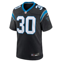 Carolina Panthers Chuba Hubbard Black jersey – view 3
