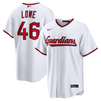 Cleveland Guardians Nathaniel Lowe White jersey – view 2