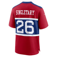 New York Giants Devin Singletary Red jersey – view 4