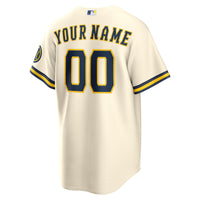 Milwaukee Brewers Cream jersey – view 4