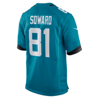 Jacksonville Jaguars R. Jay Soward Teal jersey – view 3