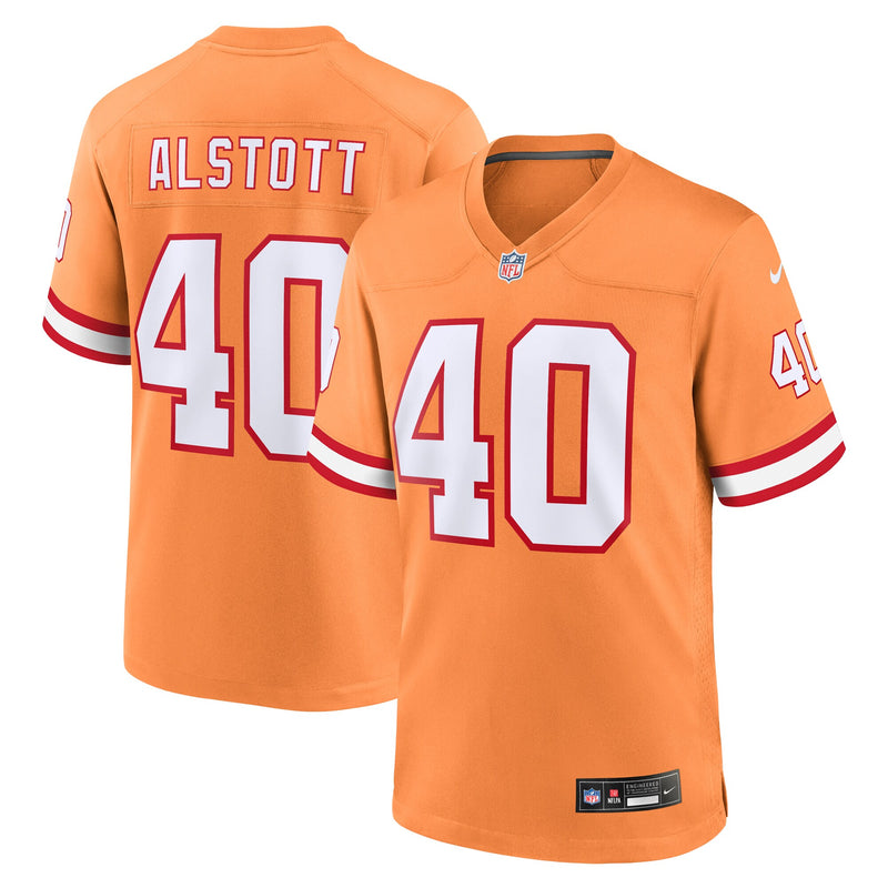 Tampa Bay Buccaneers Mike Alstott Orange jersey – view 1