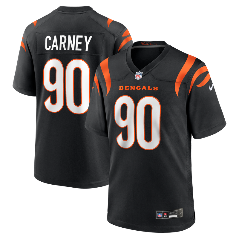 Cincinnati Bengals Owen Carney Black jersey – view 1