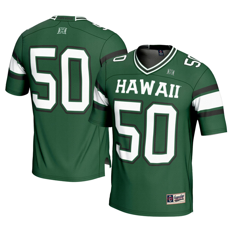 Hawaii Rainbow Warriors Green jersey – view 1