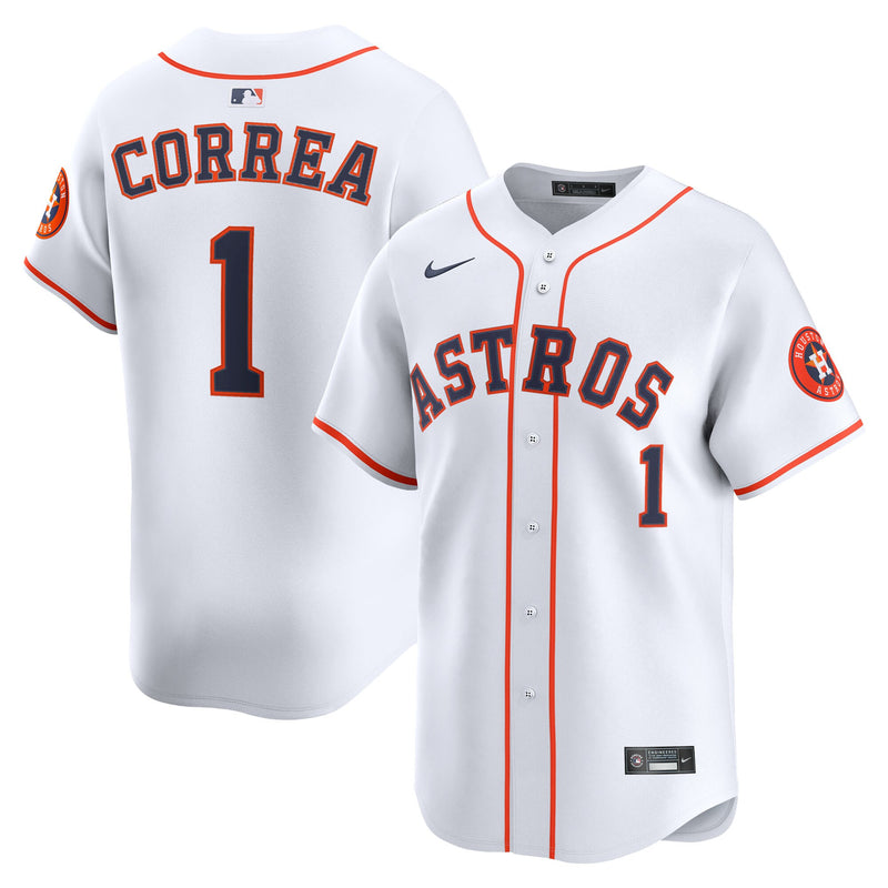 Houston Astros Carlos Correa White jersey – view 1