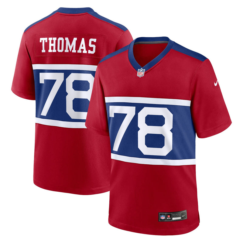 New York Giants Andrew Thomas Red jersey – view 1