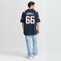 New England Patriots Will Campbell Navy jersey – view 6
