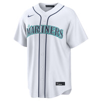 Seattle Mariners Luke Raley White jersey – view 2