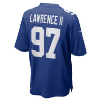 New York Giants Dexter Lawrence II Royal jersey – view 3