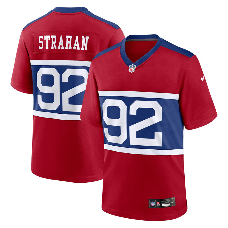 New York Giants Michael Strahan Red jersey – view 1