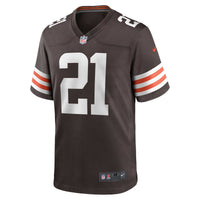 Cleveland Browns Denzel Ward Brown jersey – view 3