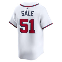 Atlanta Braves Chris Sale White jersey – view 4