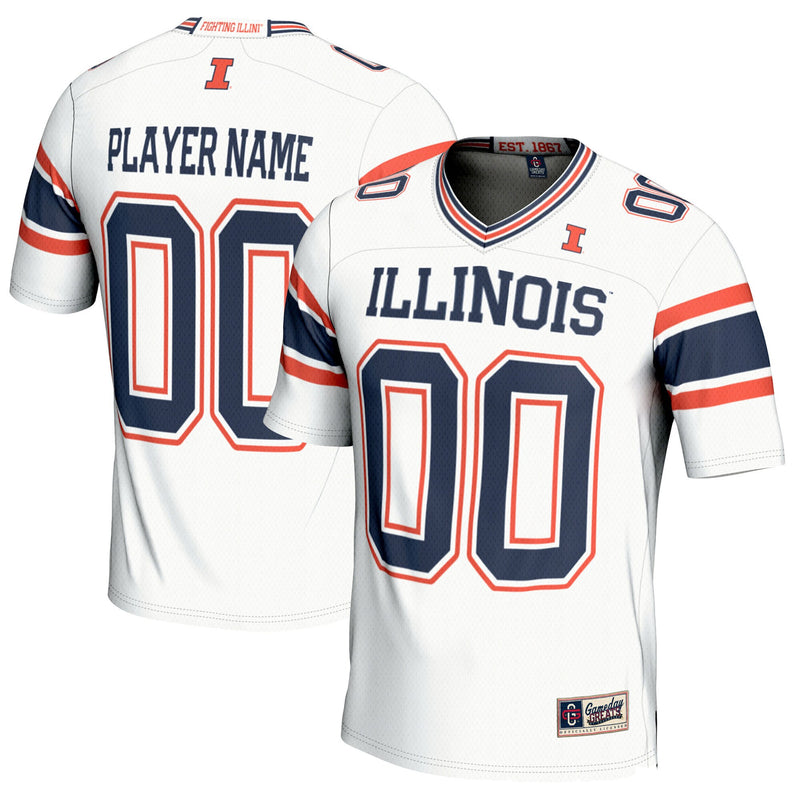 Illinois Fighting Illini GameDay Greats White jersey – view 1