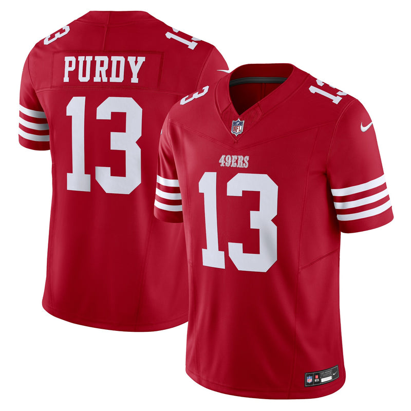 San Francisco 49ers Brock Purdy Scarlet jersey – view 1