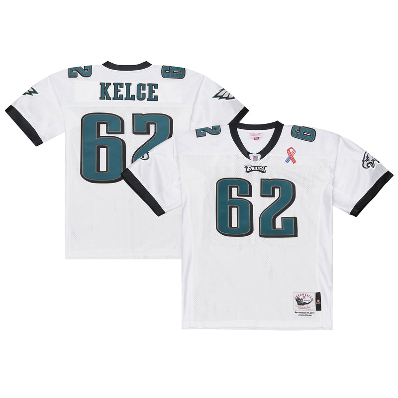 Philadelphia Eagles Jason Kelce White jersey – view 1