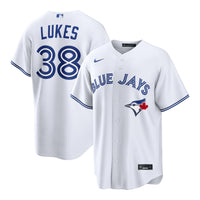 Toronto Blue Jays Nathan Lukes White jersey – view 2