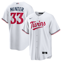 Minnesota Twins A.J. Minter White jersey – view 1